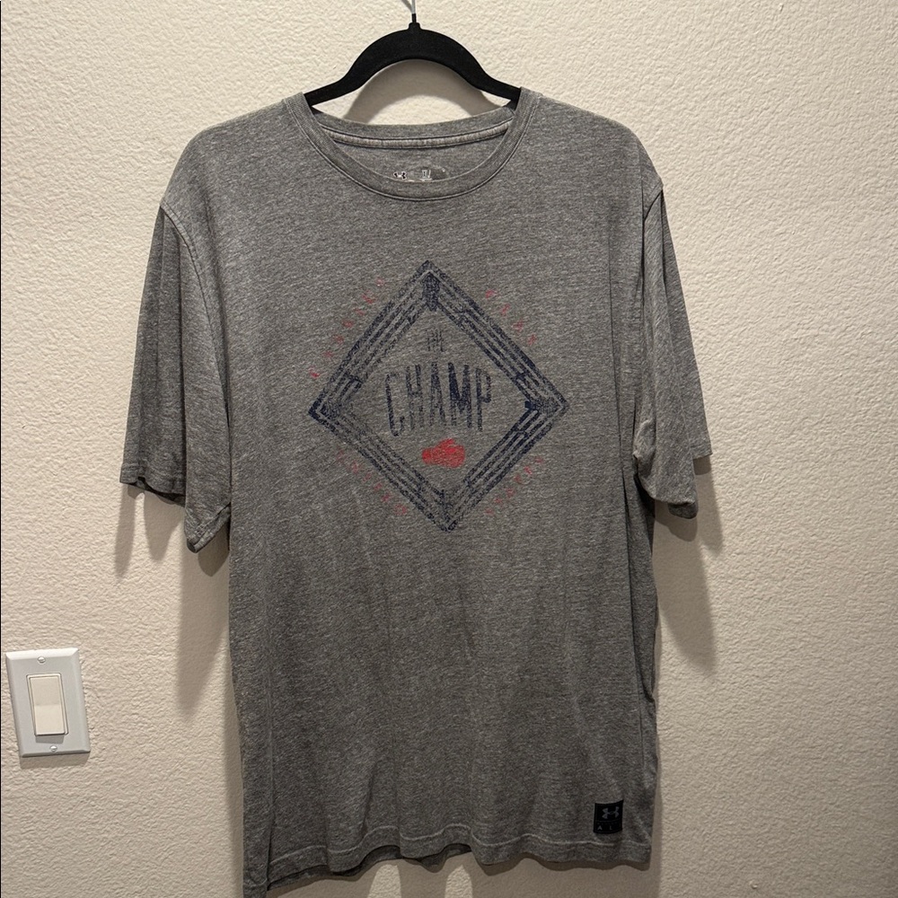 Under Armour Heather Gray Logo Sweatshirt